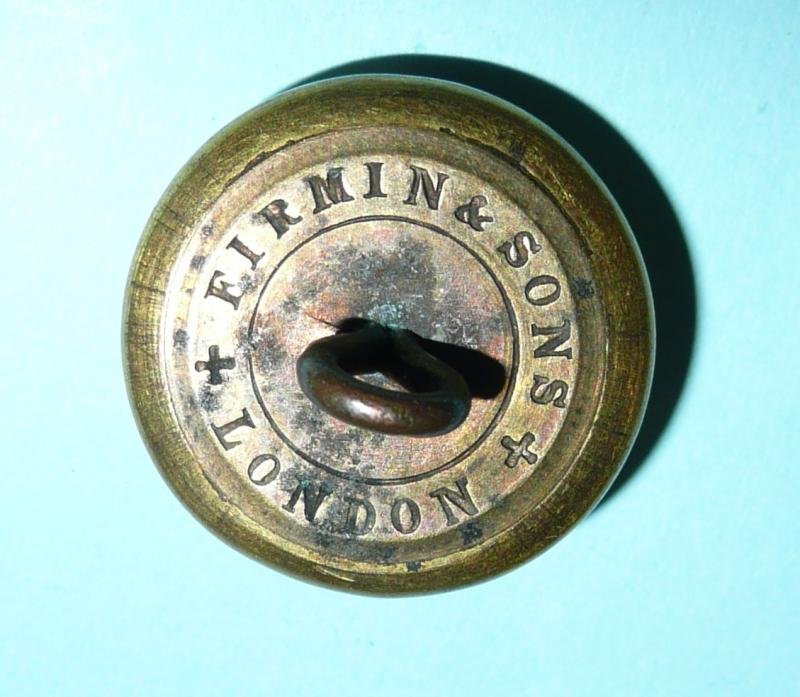 QVC Victorian Brigadiers and Colonets Large Pattern Gilt Button, c1855 - 1902. — image 2