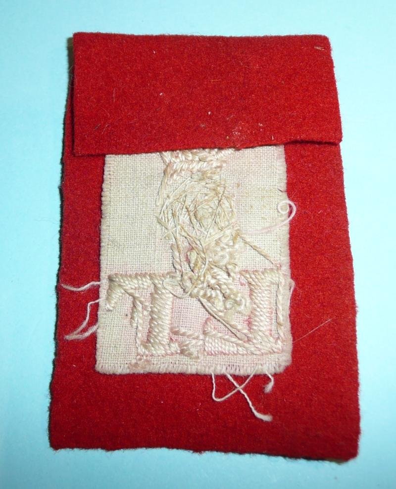 Boer War / WW1 Lancashire Fusiliers Khaki Tropical Helmet Flash — image 3