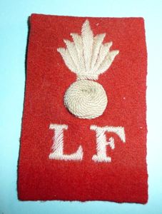 Boer War / WW1 Lancashire Fusiliers Khaki Tropical Helmet Flash