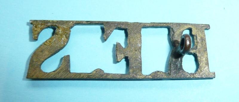 British India BFS (Bengal / Bombay ) Fire Service Brass Metal Shoulder Title — image 2