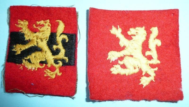 Scottish Woven Cloth Formation Signs Patches Flashes Designation Badges — image 3