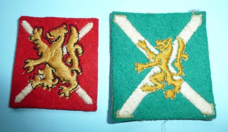 Scottish Woven Cloth Formation Signs Patches Flashes Designation Badges — image 4