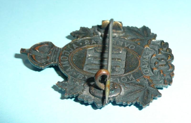 WW1 Canada - 119th CEF (Algoma) Battalion, Canadian Expeditionary Force Overseas Cap Badge — image 3