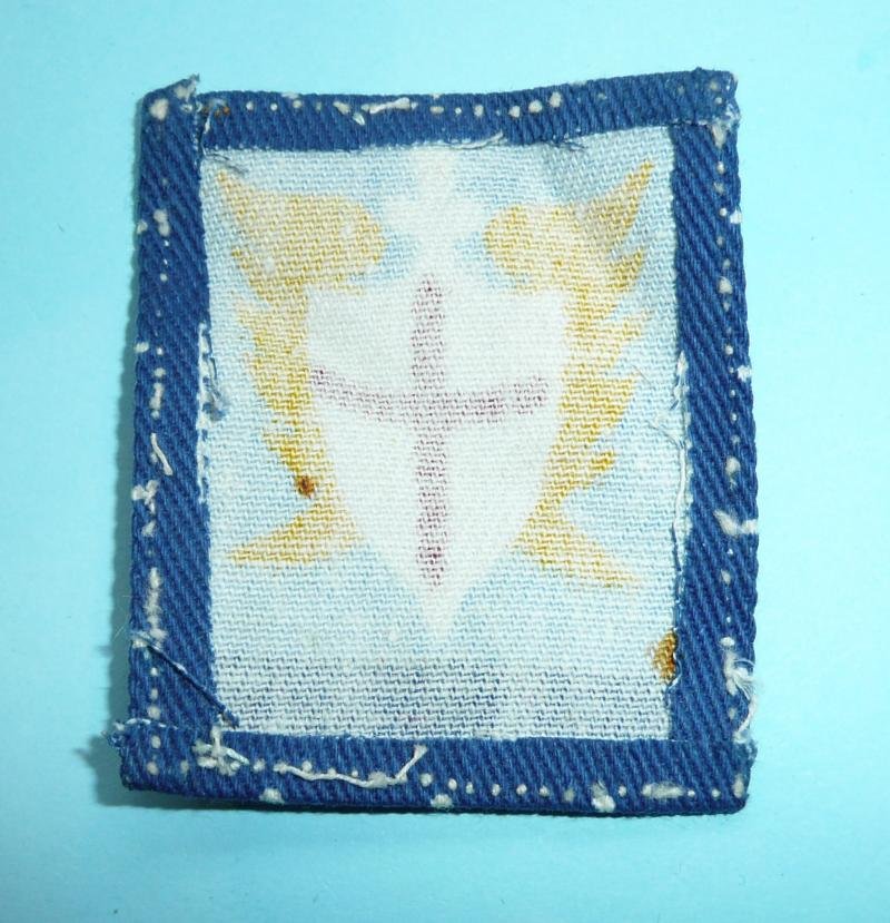 British Army - GHQ ALFSEA / SEALF / FARELF Printed Cloth Formation Designation Flash Patch Sign — image 2