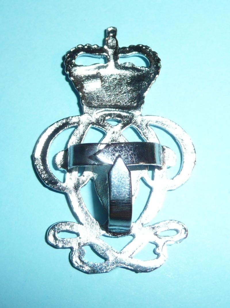 Queens Own Hussars (QOH) NCOs Chromed Arm Badge — image 2