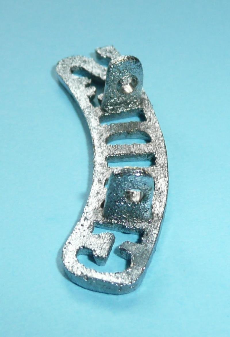 Indian Army - Guides (Frontier Force) Cast Chrome White Metal Shoulder Title — image 4