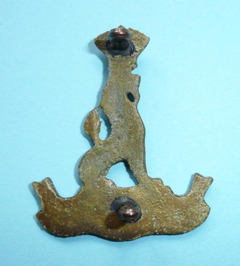 WW2 - 4th Battalion The Burma Regiment Cast Brass Cap Badge — image 2