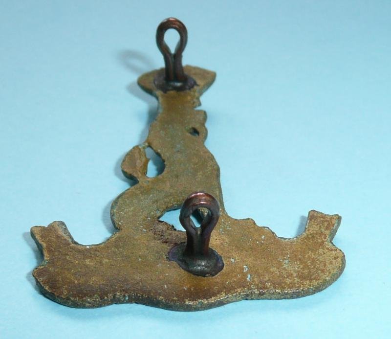 WW2 - 4th Battalion The Burma Regiment Cast Brass Cap Badge — image 3