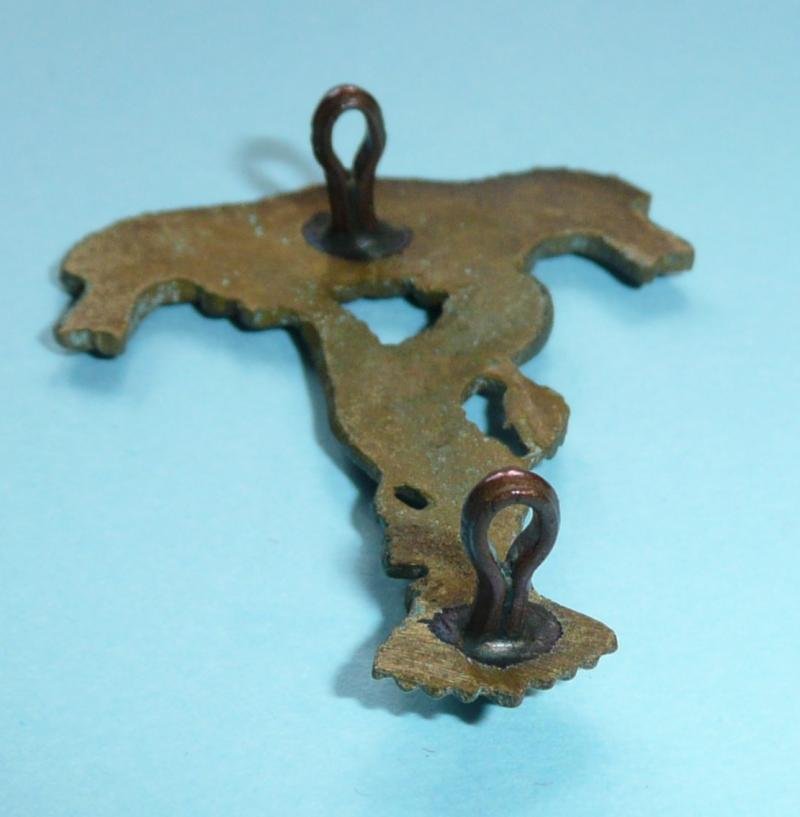 WW2 - 4th Battalion The Burma Regiment Cast Brass Cap Badge — image 4