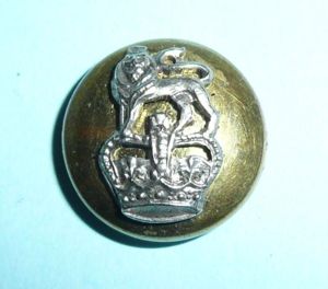 Royal West Kent Regiment Officers Mounted Mess Dress/ Cap Button, …