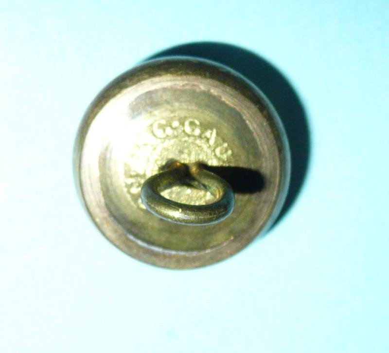 Royal West Kent Regiment Officers Mounted Mess Dress/ Cap Button, King's Crown — image 2