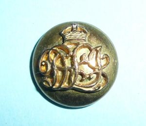 Durham Light Infantry DLI Officer's Mounted Mess Dress Gilt Button, …