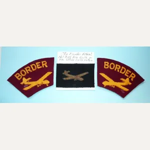 Cold War - The Border Regiment Set of Cloth Insignia