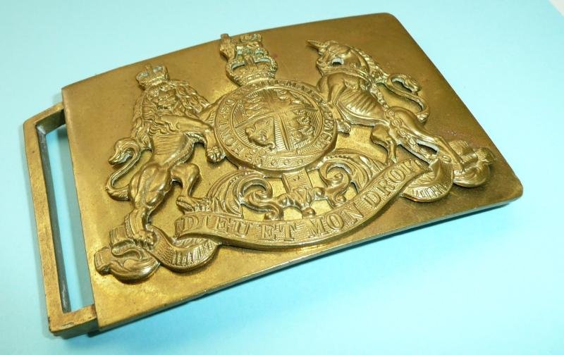 Household Cavalry HCav Other Ranks Full Dress / Review Order Waist Belt Clasp, QEII Crown — image 2