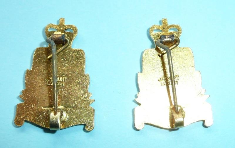Home Front - British Red Cross Detachment Collar Badges with Manufacturer's Card and Original Box — image 3
