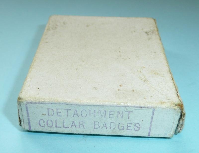 Home Front - British Red Cross Detachment Collar Badges with Manufacturer's Card and Original Box — image 5