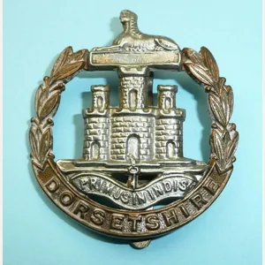 4th (Territorial Battalion) Dorset Regiment Bi Metal Cap Badge