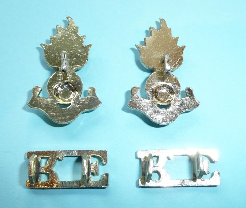 Royal Engineers AA Anodised Set of Insignia — image 2