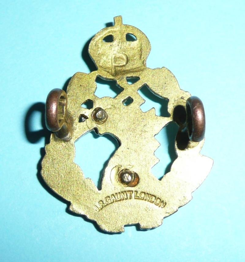 Royal Army Dental Corps RADC Officer's No 1 Dress Collar Badge - Kings Crown, Gaunt — image 2