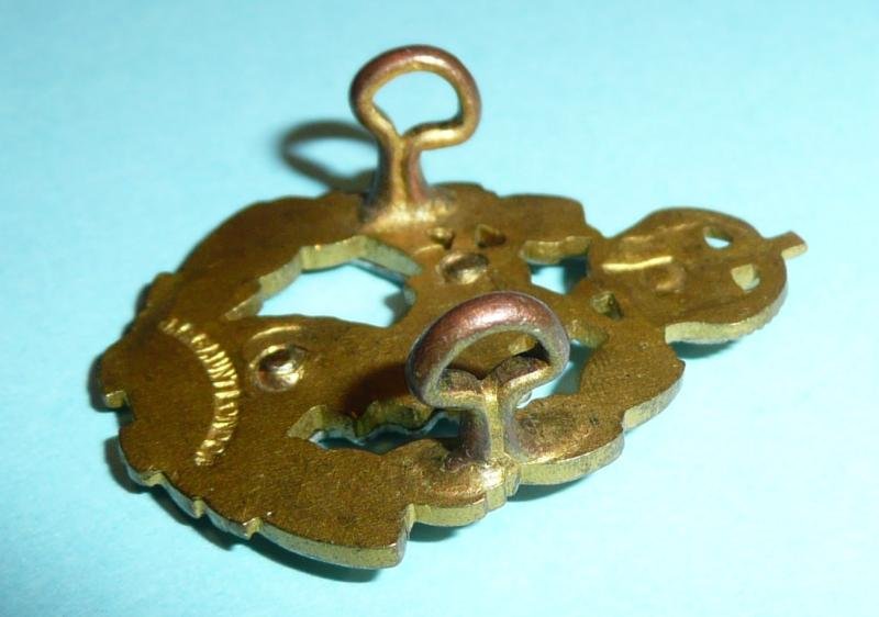 Royal Army Dental Corps RADC Officer's No 1 Dress Collar Badge - Kings Crown, Gaunt — image 4