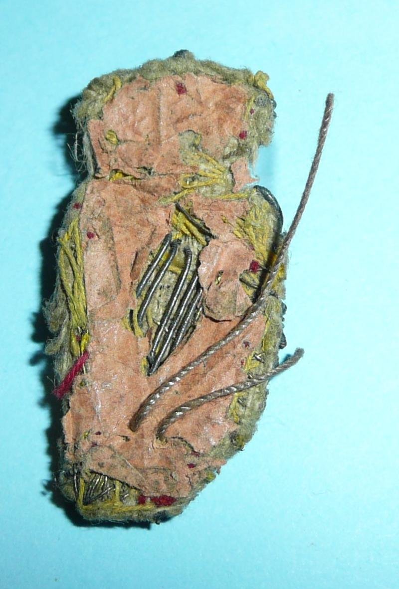 Irish Harp Bullion Collar Badge - QVC Victorian Crown — image 3