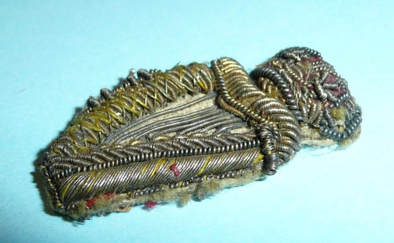 Irish Harp Bullion Collar Badge - QVC Victorian Crown — image 4