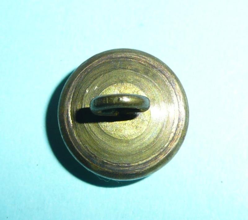 WW1 Indian Medical Service Mounted Gilt Small Pattern Cap / Mess Dress Button, King's Crown — image 2