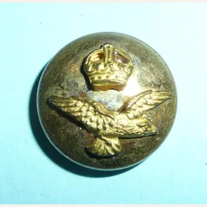 Royal Air Force RAF Officer's Mounted Small Pattern Gilt Button, …