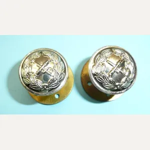 Pair of British Army Generals Screw post buttons, anodised aluminum