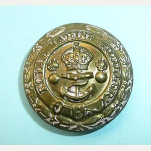 WW1 Royal Marine Artillery RMA Other Ranks Large Pattern Brass …