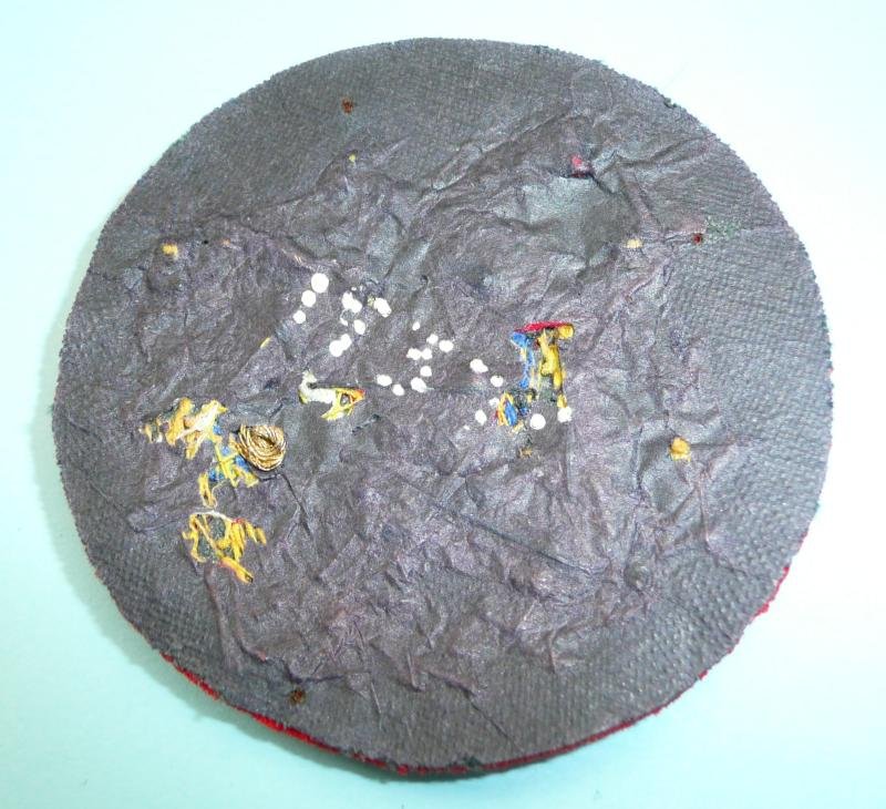 Warrant Officer Class 1 Royal Logistics Corps (RLC) Conductor) Badge, Gold on Scarlet — image 2