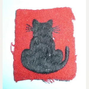 WW2 56th (London) Division Woven Cloth Formation Sign