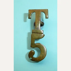 T5 - Brass Top part of Territorial Battalion Metal Shoulder …