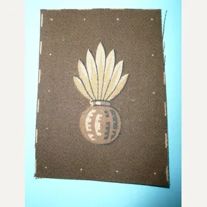 WW2 Royal Engineers (RE) Staff Sergeants Printed Cloth Arm Badge