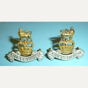 Royal Army Pay Corps (RAPC) Matched Facing Pair of Officer's …