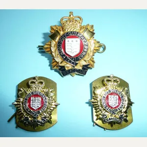 Royal Logistics Corps (RLC) Officer's Metal Cap and Collar Badge …