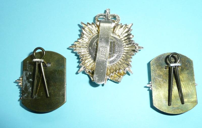 Royal Logistics Corps (RLC) AA Anodised Staybrite Cap and Collar Badge Set — image 2