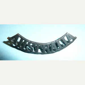 WW1 Australia Imperial Forces Bronze Shoulder Title