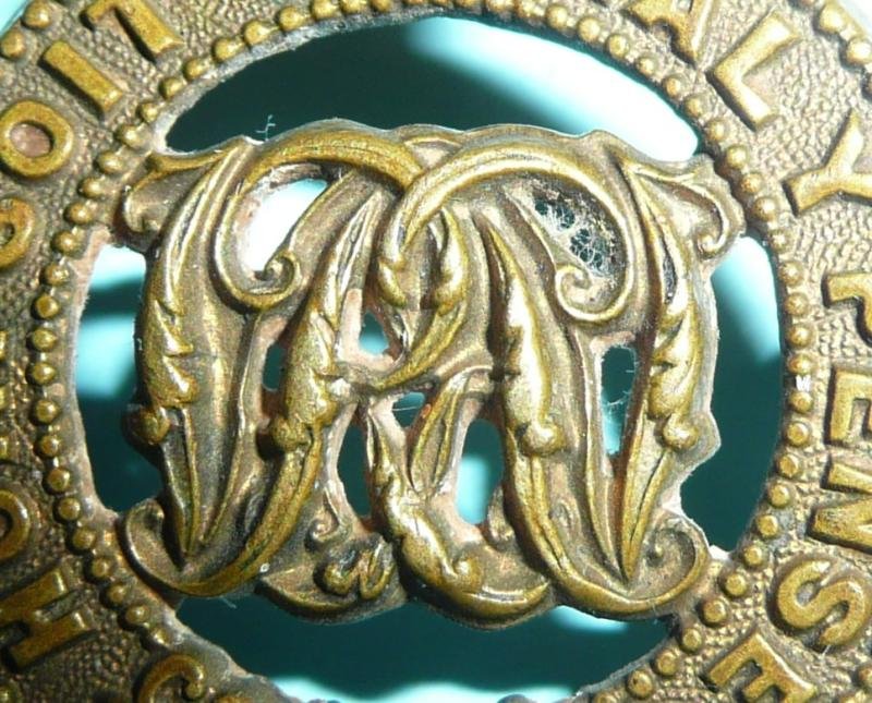 Grenadier Guards Victorian OR's brass pagri badge — image 2