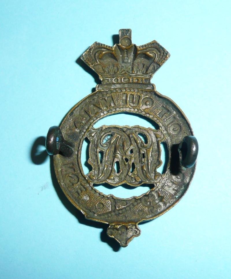 Grenadier Guards Victorian OR's brass pagri badge — image 3