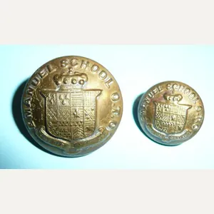 Emanuel School (Wandsworth) Officer Training Corps (OTC) Pair of Brass …