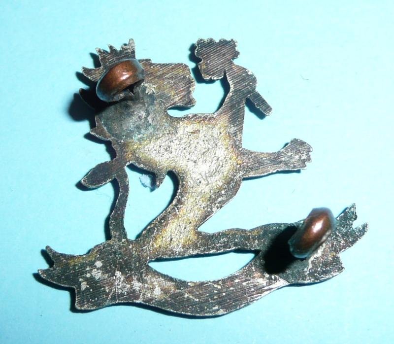 British Indian Army - Kumaon Regiment Officer's Silver Plated Cap Badge — image 3