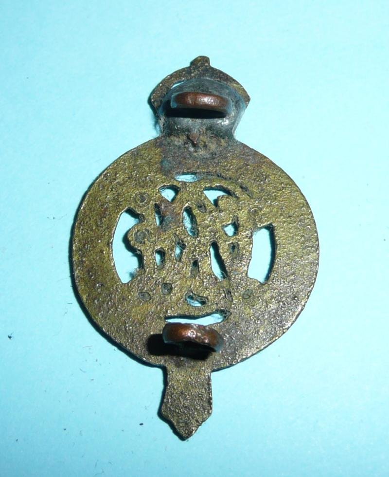 British Indian Army - 2nd Queen Victoria's Own (Madras) Miners & Sappers Cast Cap Badge — image 2