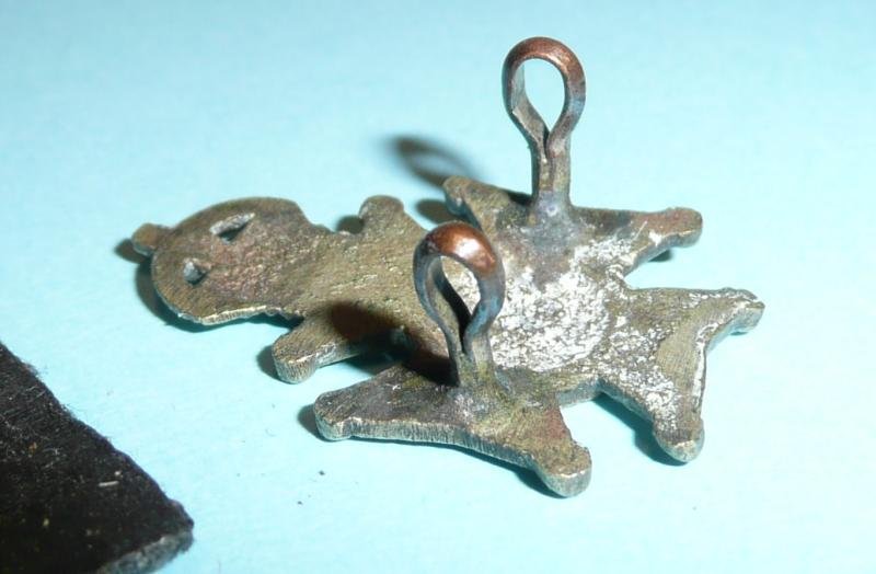 British Indian Army - Royal Garwal Regiment Officer's Field Service Cap Badge — image 5