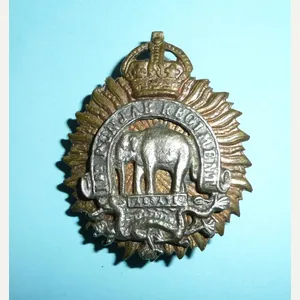 British Indian Army - 1st Punjab Regiment bi-metal Cap Badge, …