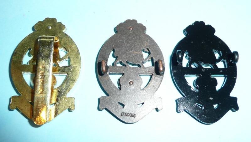 Princess of Wales Royal Regiment PWRR (Volunteers) 3 patterns of cap badges — image 2