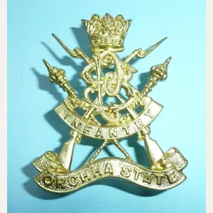 British Indian Princely State Forces - Orrcha Infantry Cap Badge