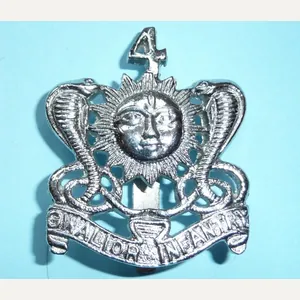 British Indian Princely State Forces - 4 Gwalior Infantry Chromed …