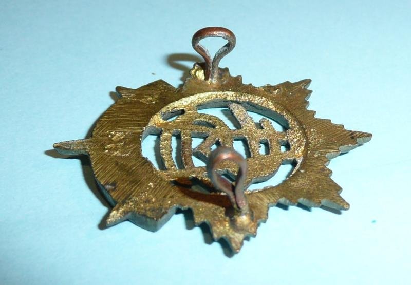 WW2 East African Army Service Corps Sand iCast Brass Cap Badge — image 3