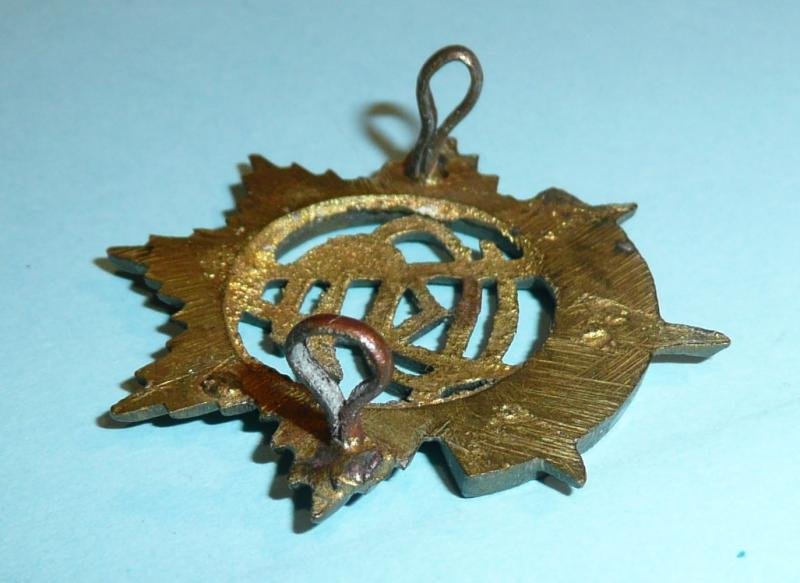 WW2 East African Army Service Corps Sand iCast Brass Cap Badge — image 4